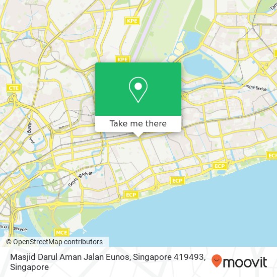 Masjid Darul Aman Jalan Eunos, Singapore 419493 map
