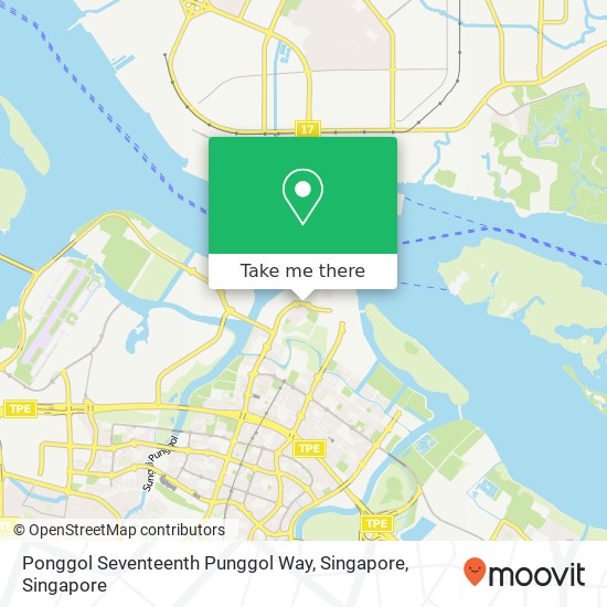Ponggol Seventeenth Punggol Way, Singapore map