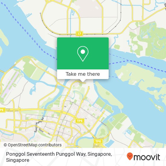 Ponggol Seventeenth Punggol Way, Singapore地图