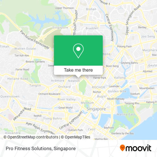 Pro Fitness Solutions map