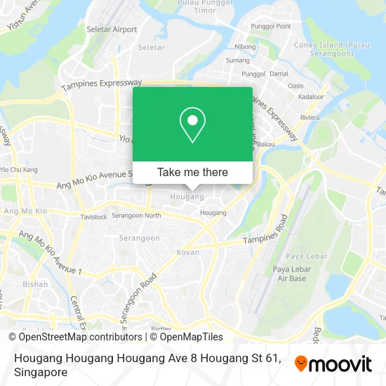 Hougang Hougang Hougang Ave 8 Hougang St 61 map