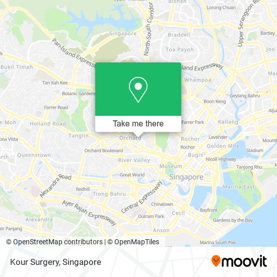 Kour Surgery map