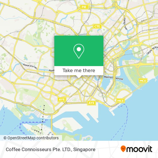 Coffee Connoisseurs Pte. LTD. map