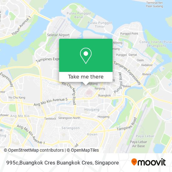 995c,Buangkok Cres Buangkok Cres map