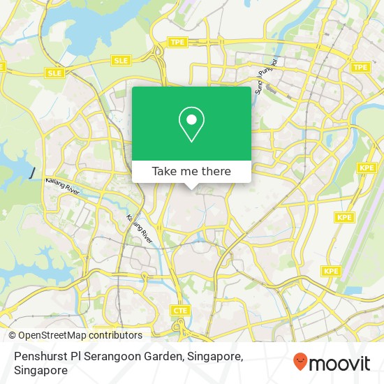 Penshurst Pl Serangoon Garden, Singapore地图