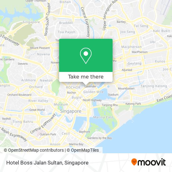Hotel Boss Jalan Sultan map
