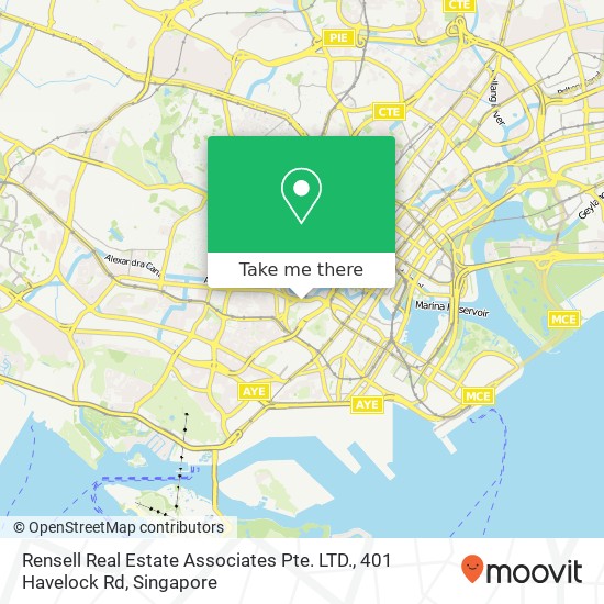 Rensell Real Estate Associates Pte. LTD., 401 Havelock Rd map