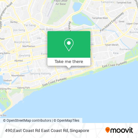 490,East Coast Rd East Coast Rd map