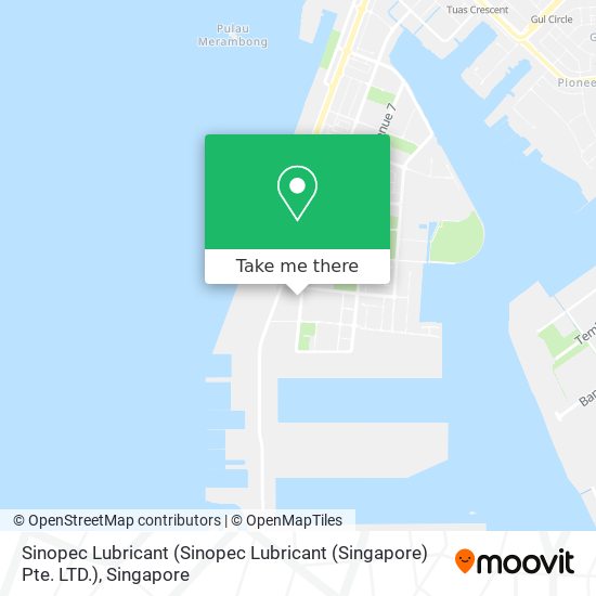 Sinopec Lubricant (Sinopec Lubricant (Singapore) Pte. LTD.) map