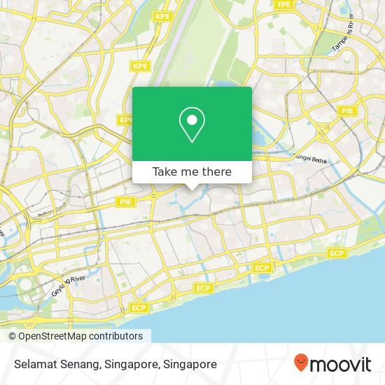 Selamat Senang, Singapore map
