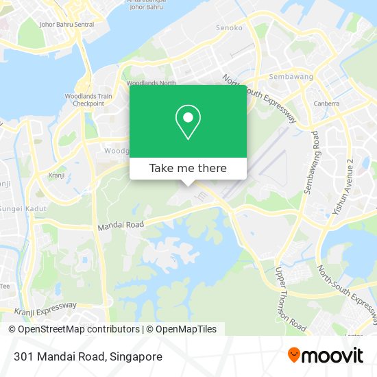 301 Mandai Road map