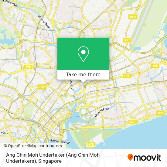 Ang Chin Moh Undertaker map