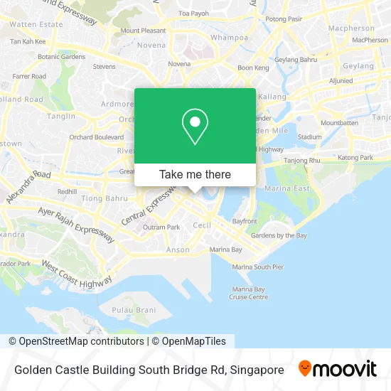 Golden Castle Building South Bridge Rd地图