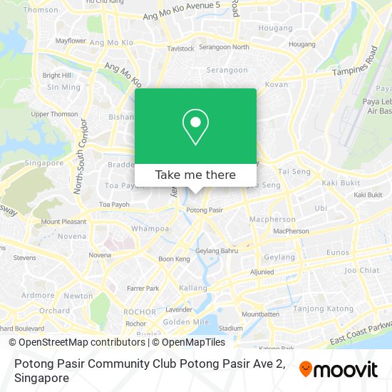 Potong Pasir Community Club Potong Pasir Ave 2地图