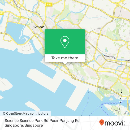 Science Science Park Rd Pasir Panjang Rd, Singapore map