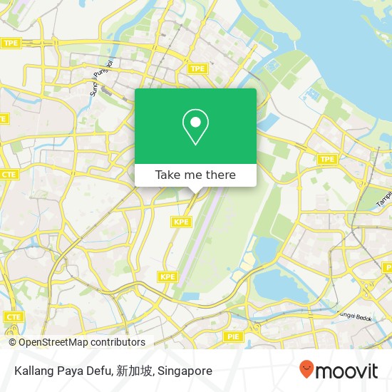 Kallang Paya Defu, 新加坡地图