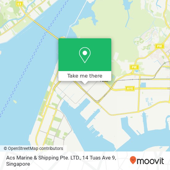 Acs Marine & Shipping Pte. LTD., 14 Tuas Ave 9 map