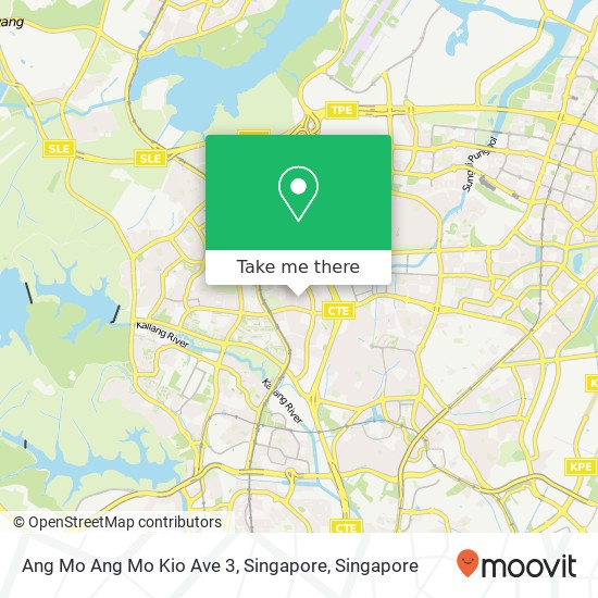 Ang Mo Ang Mo Kio Ave 3, Singapore map