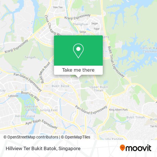 Hillview Ter Bukit Batok map