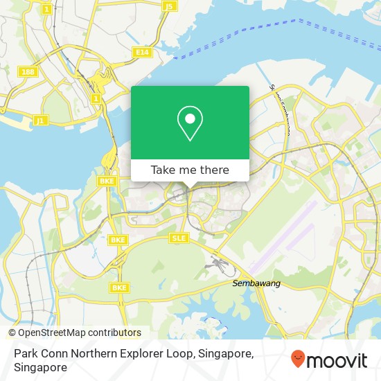 Park Conn Northern Explorer Loop, Singapore地图