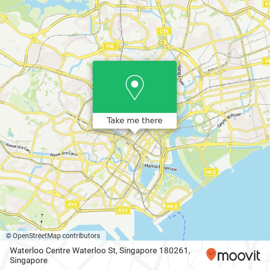 Waterloo Centre Waterloo St, Singapore 180261地图