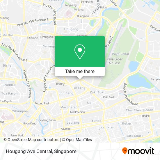 Hougang Ave Central map