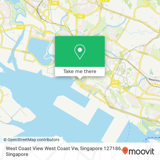 West Coast View West Coast Vw, Singapore 127186地图