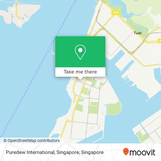 Puredew International, Singapore map