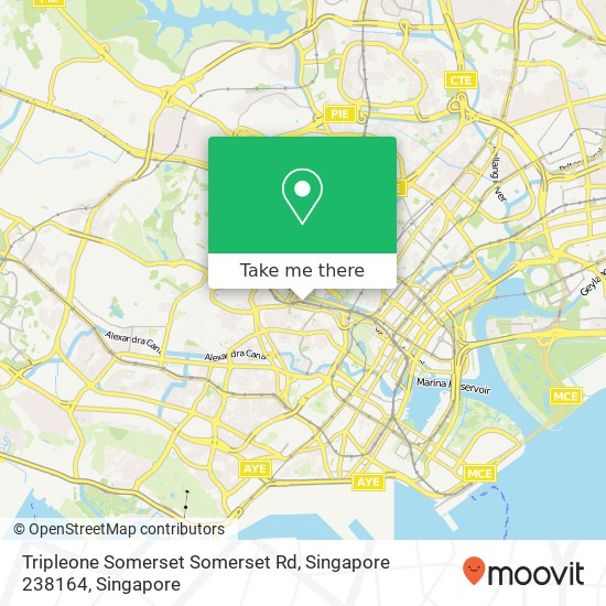 Tripleone Somerset Somerset Rd, Singapore 238164地图