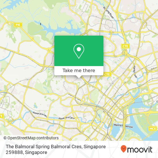 The Balmoral Spring Balmoral Cres, Singapore 259888 map