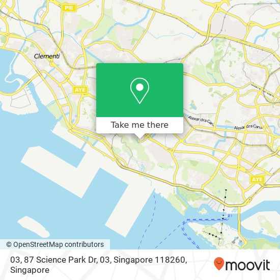 03, 87 Science Park Dr, 03, Singapore 118260 map