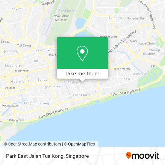Park East Jalan Tua Kong地图