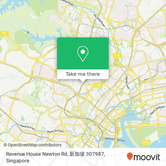 Revenue House Newton Rd, 新加坡 307987地图