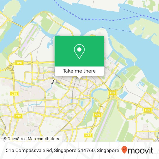 51a Compassvale Rd, Singapore 544760地图