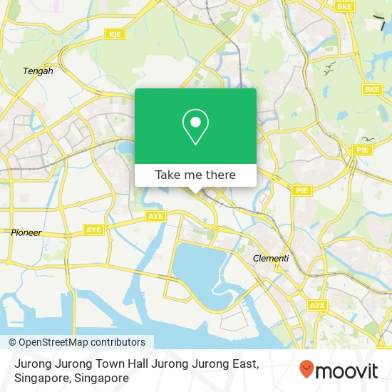 Jurong Jurong Town Hall Jurong Jurong East, Singapore地图