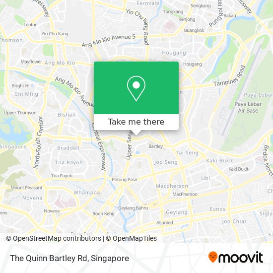 The Quinn Bartley Rd map