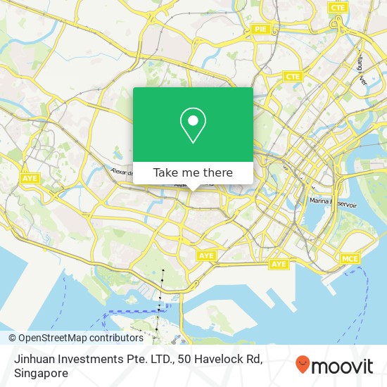 Jinhuan Investments Pte. LTD., 50 Havelock Rd map