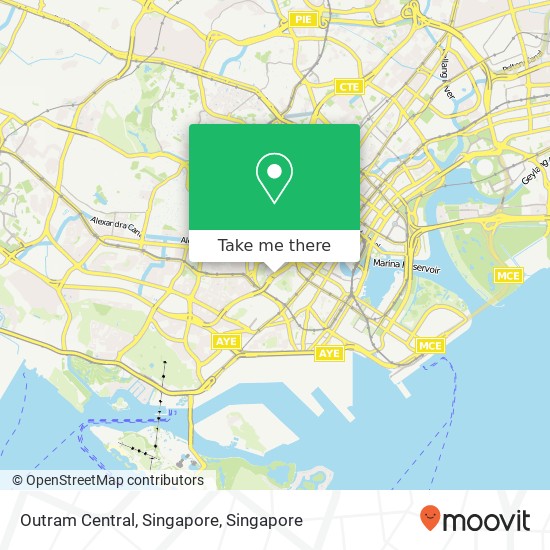 Outram Central, Singapore map