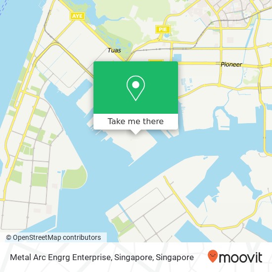 Metal Arc Engrg Enterprise, Singapore map