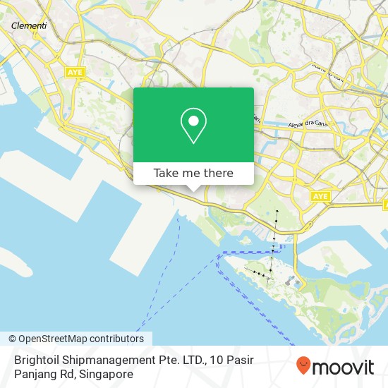 Brightoil Shipmanagement Pte. LTD., 10 Pasir Panjang Rd map