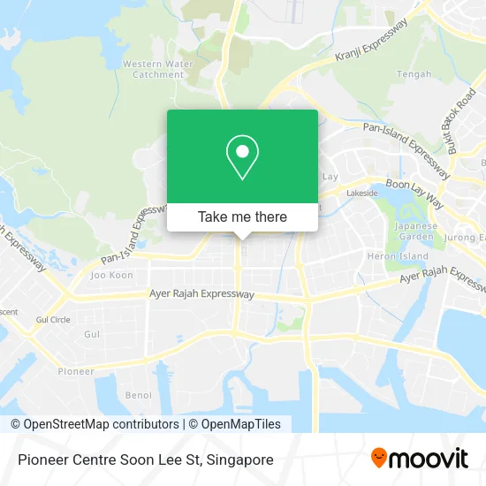 Pioneer Centre Soon Lee St地图