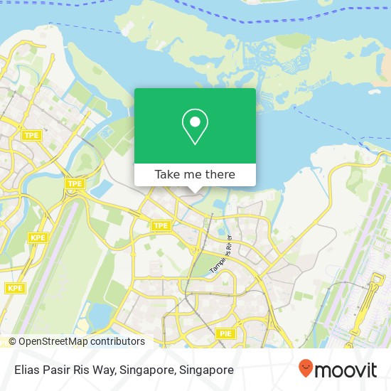 Elias Pasir Ris Way, Singapore map