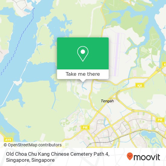 Old Choa Chu Kang Chinese Cemetery Path 4, Singapore map