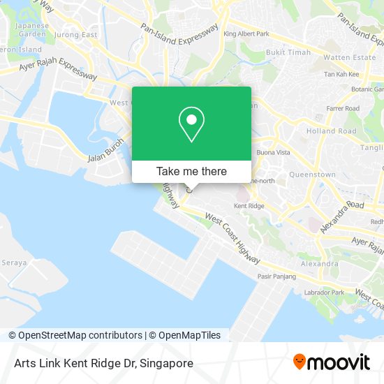 Arts Link Kent Ridge Dr map