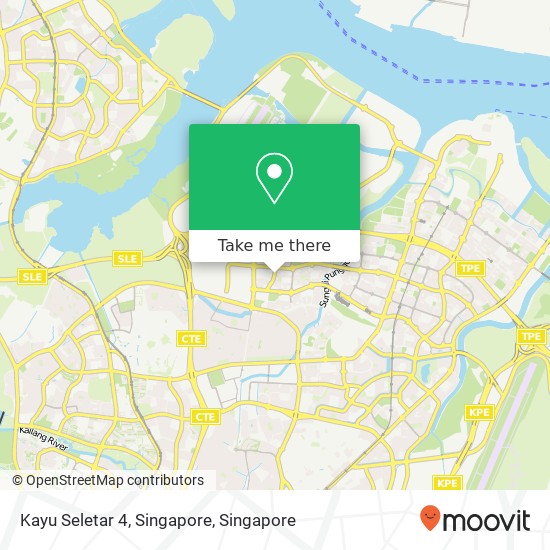 Kayu Seletar 4, Singapore map