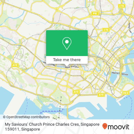 My Saviours' Church Prince Charles Cres, Singapore 159011 map