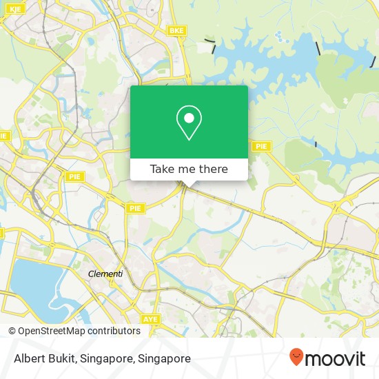 Albert Bukit, Singapore map