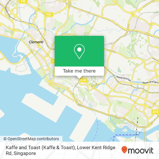 Kaffe and Toast (Kaffe & Toast), Lower Kent Ridge Rd map