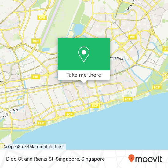 Dido St and Rienzi St, Singapore map