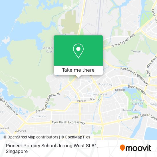 Pioneer Primary School Jurong West St 81地图